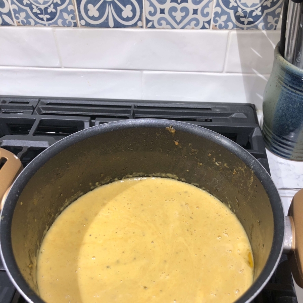 Butternut Squash Soup with Cream Cheese