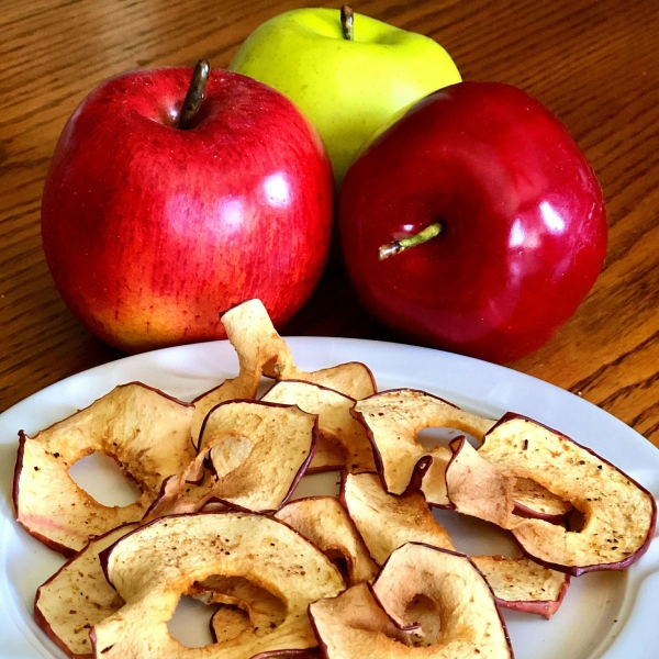 Air Fryer Tajin Apple Chips