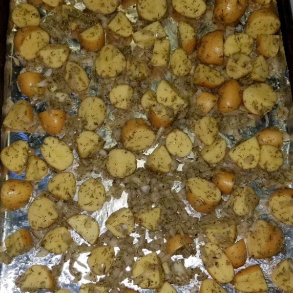 Roasted Rosemary Onion Potatoes