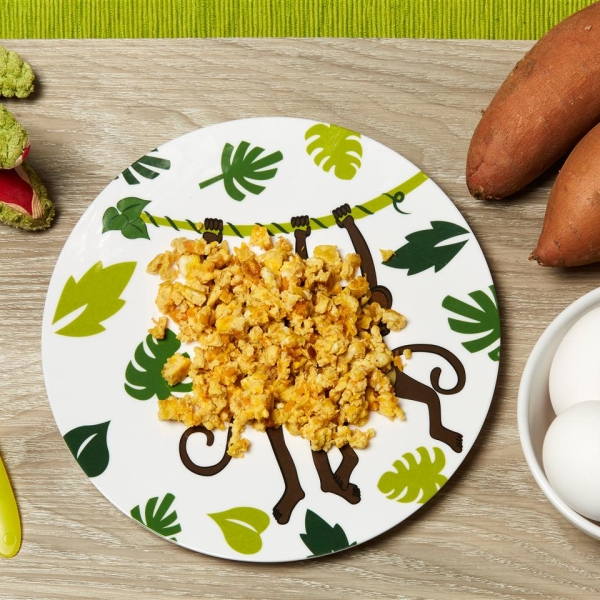 Cheesy Egg and Sweet Potato Omelette