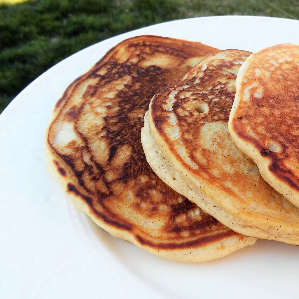 Gingersnap Peanut Butter Pancakes