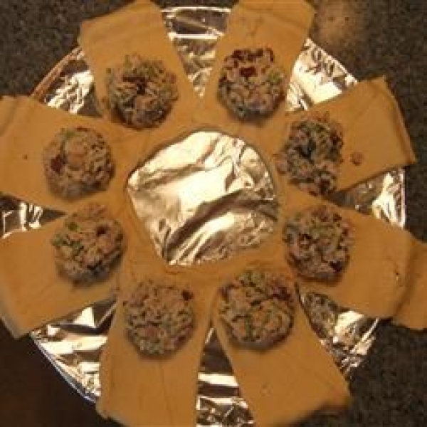 Turkey Cranberry Wreath Bake