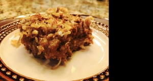 Oatmeal-Apple Praline Cake