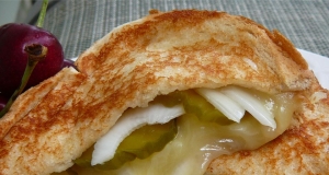 Grilled Cheese, Pickle and Vidalia Onion Sandwich