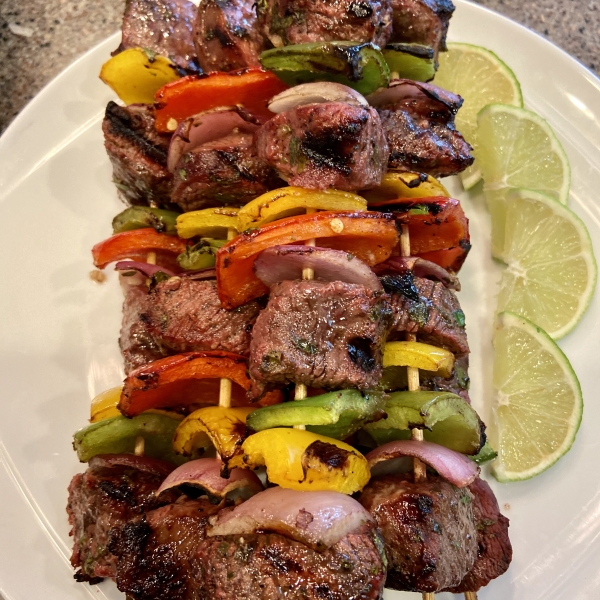 Mojo Beef Kabobs