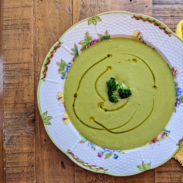 Smooth Broccoli Vitamix Soup