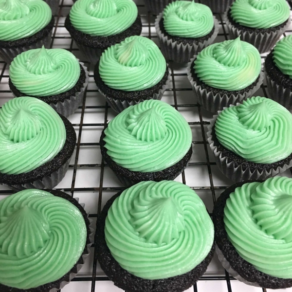 Chocolate Guinness Cupcakes with Irish Cream Frosting