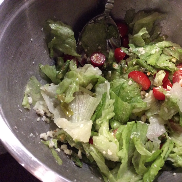 Roasted Asparagus Salad with Feta Cheese