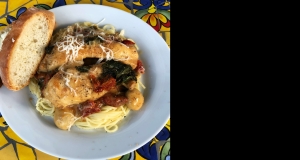 Instant Pot Creamy Chicken Marsala Florentine