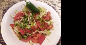 Spicy Balsamic Tomato Salad