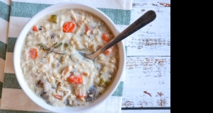 Slow Cooker Chicken Stew with Wild Rice