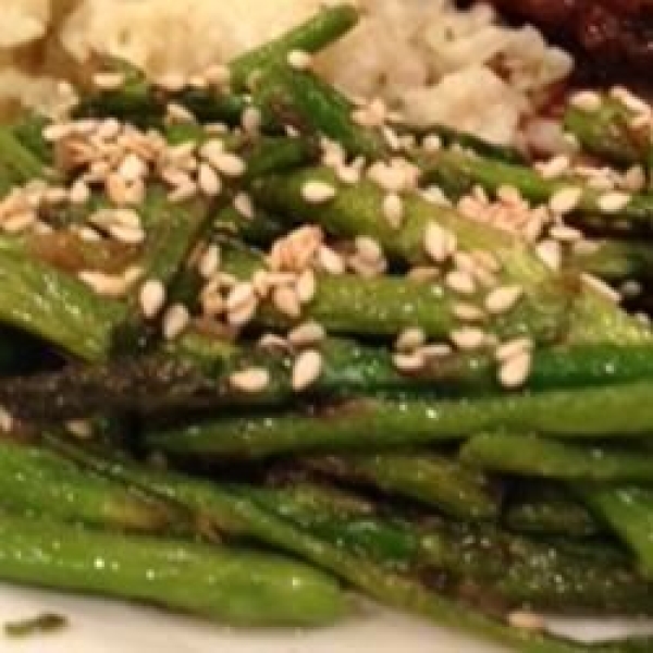 Stir-Fried Sesame Asparagus