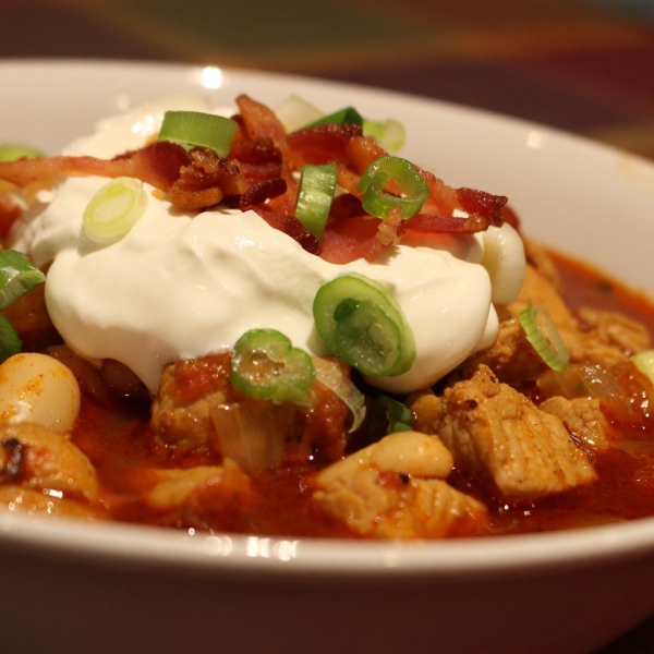 Smoky Pork, Bacon and White Bean Chili from Smithfield®