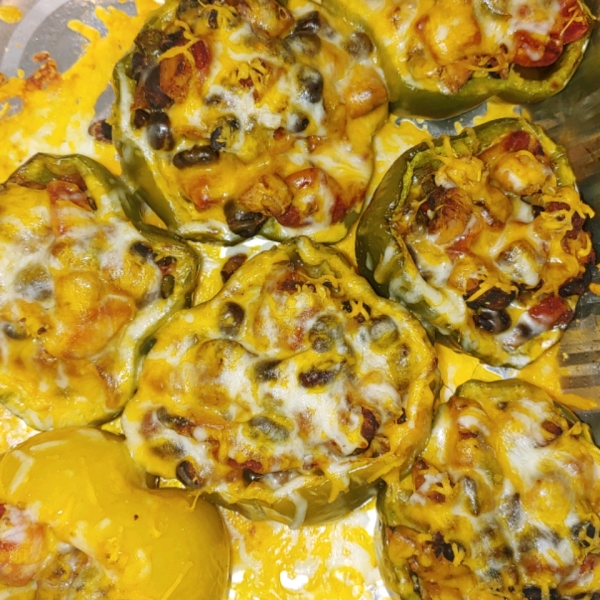 Mexican Chicken-Stuffed Peppers