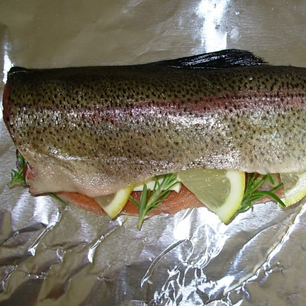 Grilled Montana Trout