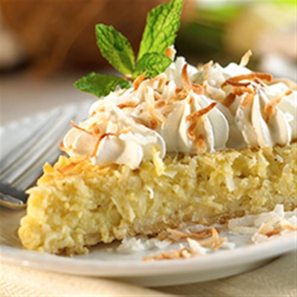 Coconut Cream Custard Pie