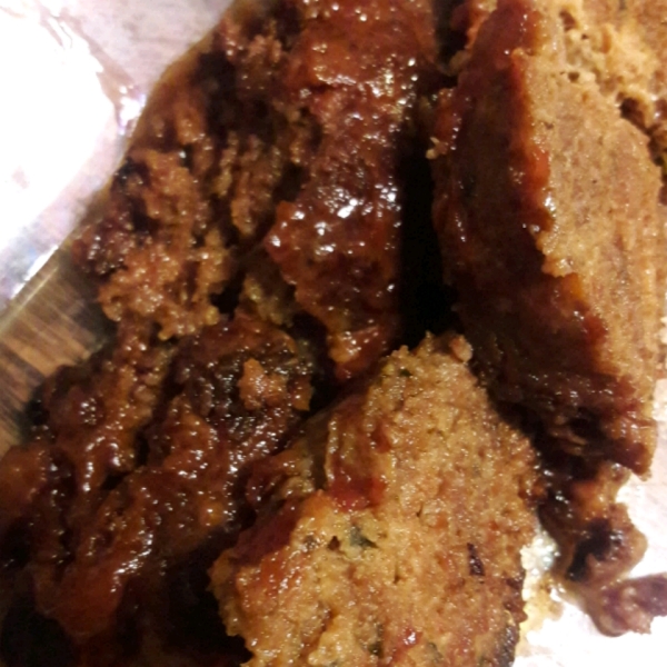 Low-Fat Slow Cooker Glazed Meatloaf