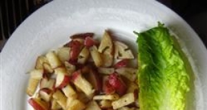 Spicy Vegan Tofu Scramble and Olive Oil-Roasted Potatoes with Herbes de Provence
