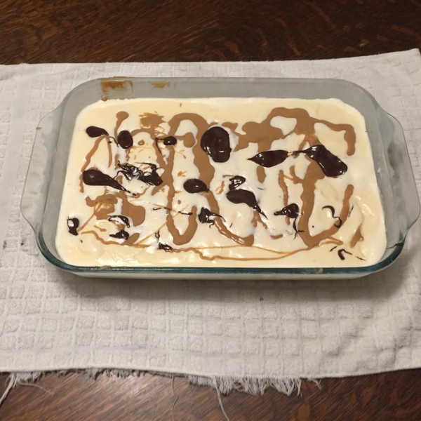 No Bake Peanut Butter Iceberg Pie