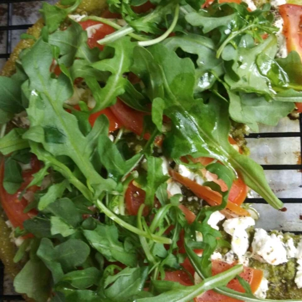 Arugula and Goat Cheese Pizza