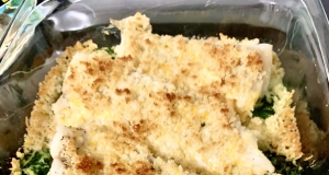 Aunt Carol's Spinach and Fish Bake