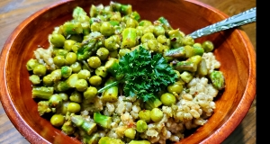 Pesto Farro with Spring Veggies