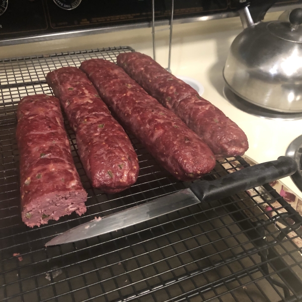 Venison Cheddar-Jalapeno Summer Sausage