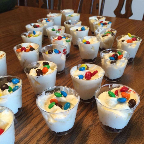 Shot Glass Cream Cheese Dessert