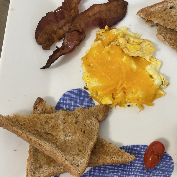 Egg Flipped Over