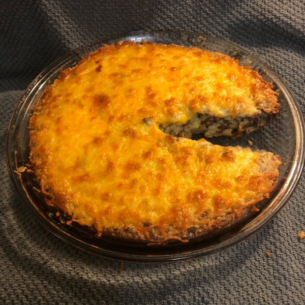 Impossible Cheeseburger Pie