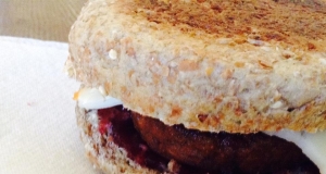 Blueberry Egg and Cheese Bagel