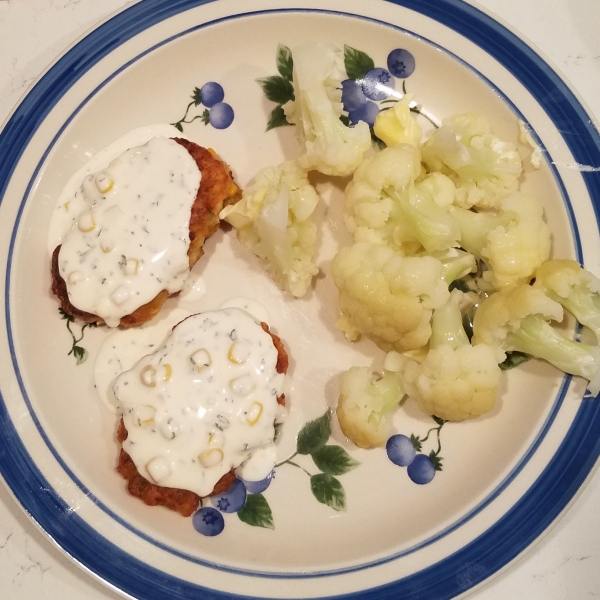Corn and Crab Fritters with Lemon Aioli
