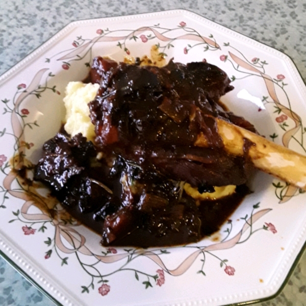 Beer-Braised Lamb Shanks