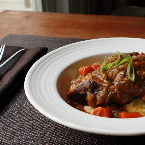 Beer-Braised Lamb Shanks