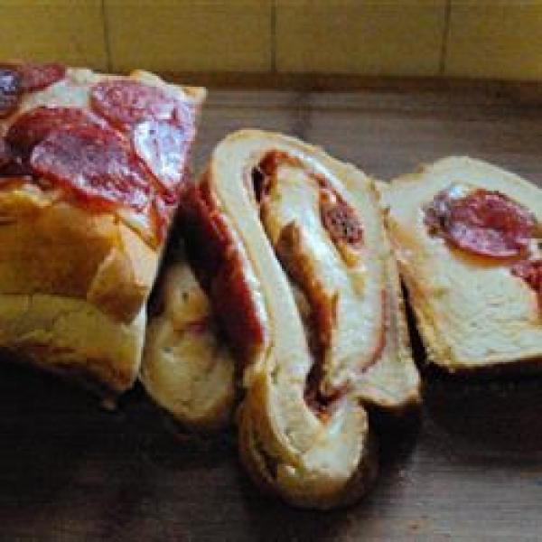 Hubby's Pizza Bread