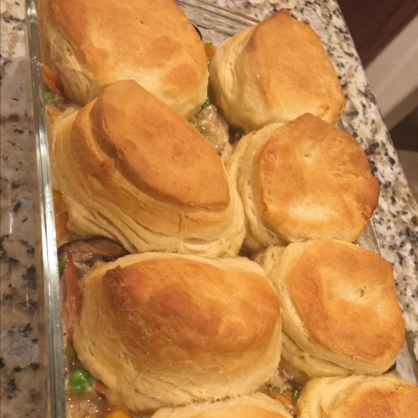 Easy A La King Biscuit Casserole
