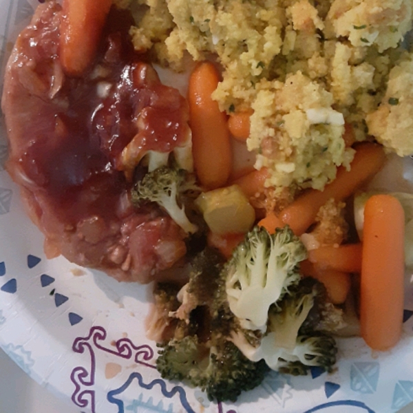 Barbecue Pork Chops Medley