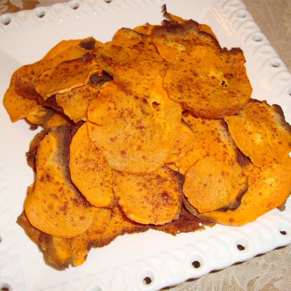 Cinnamon Sweet Potato Chips