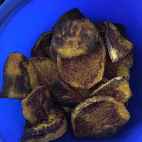 Cinnamon Sweet Potato Chips