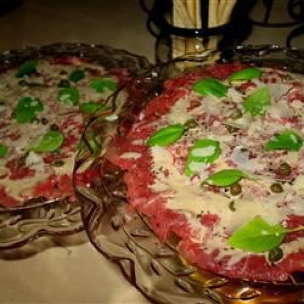 Painted Chef's Classic Beef Carpaccio