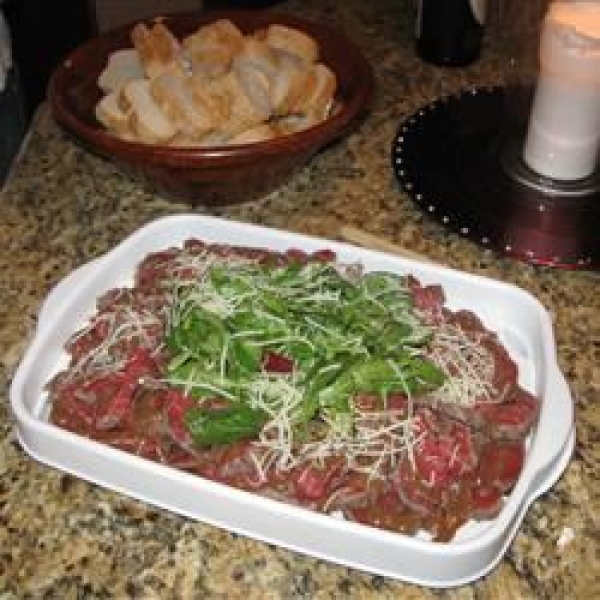 Painted Chef's Classic Beef Carpaccio
