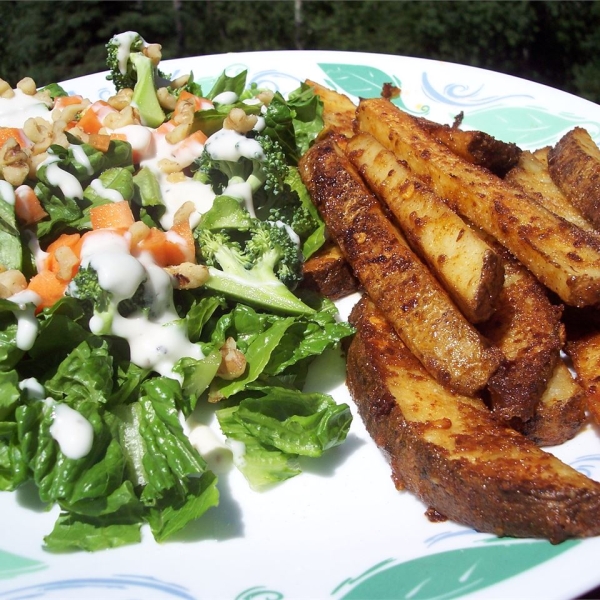 Totally Tangy Baked French Fries