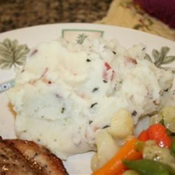 Bacon Rosemary Mashed Potatoes
