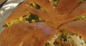 Easy Baked Cheese and Vegetable Twist