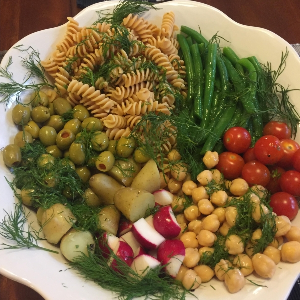 Vegan Dill Pasta Salad