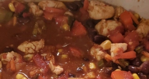 Dutch Oven Southwestern Chicken Pot Pie