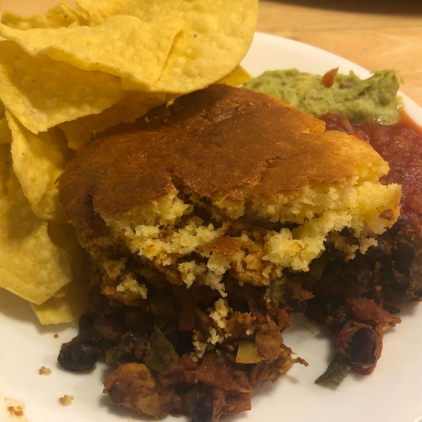 Dutch Oven Southwestern Chicken Pot Pie