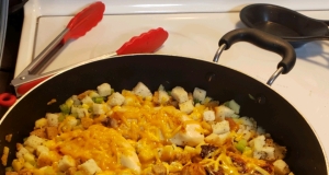 Skillet Chicken and Apple Stuffing