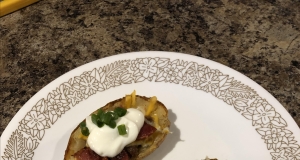 Super Loaded Chili Potato Skins