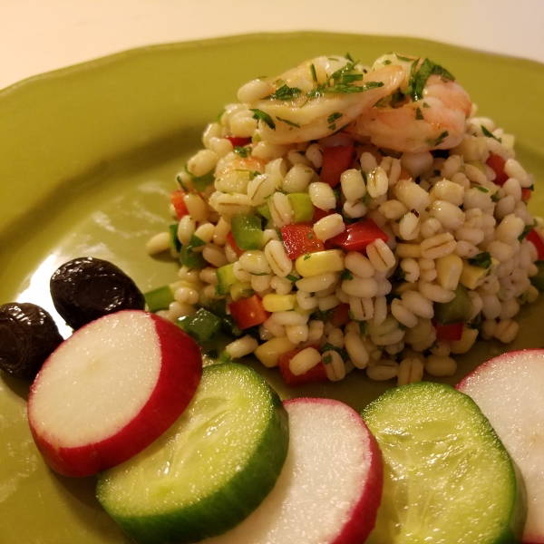 Barley, Shrimp, and Corn Salad